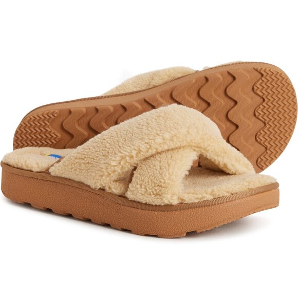 NEW Freewaters Cuddles Cloud 9 Sandals For Women in tan 625261s - Picture 5 of 10